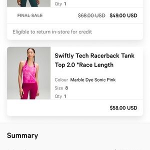 Swiftly Tech Racerback Tank Top 2.0 in Pink